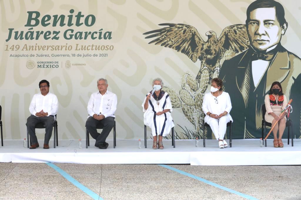 AMLO se reunió con, Evelyn Salgado  gobernadora electa de Guerrero