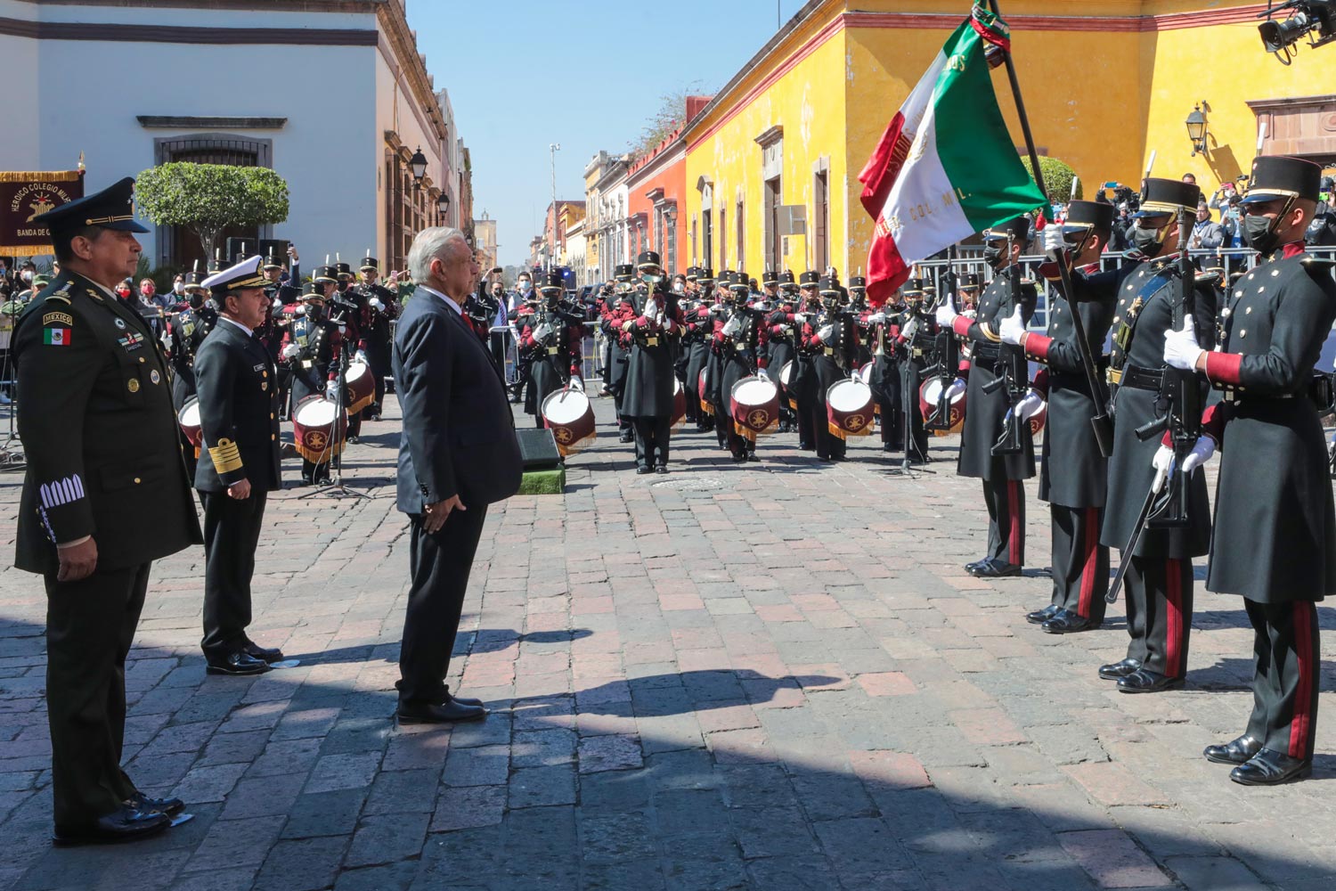 Presidente AMLO encabeza la ceremonia por el 105 aniversario de la Constitución Mexicana
