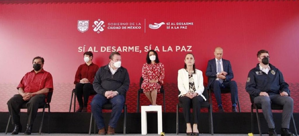 Realiza Gobierno De La Ciudad De México “Sí Al Desarme, Sí A La Paz 2022” En La Magdalena Contreras