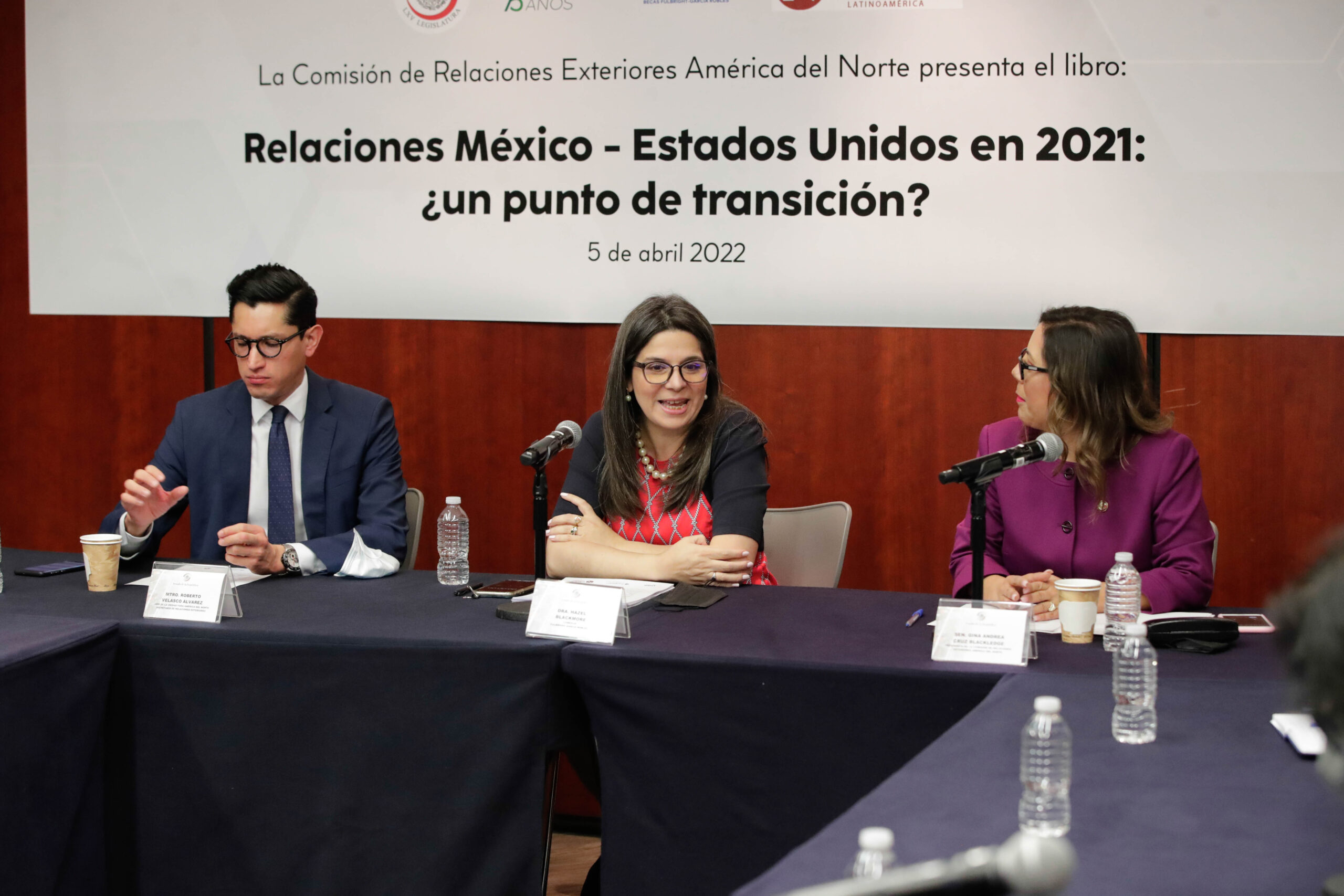 Presentan en el Senado libro de análisis sobre las relaciones México-Estados Unidos