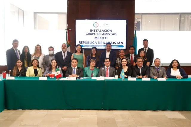 Instalan en la Cámara de Diputados el Grupo de Amistad México-República de Kazajstán