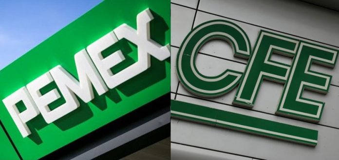 Inversión de CFE y Pemex en descenso