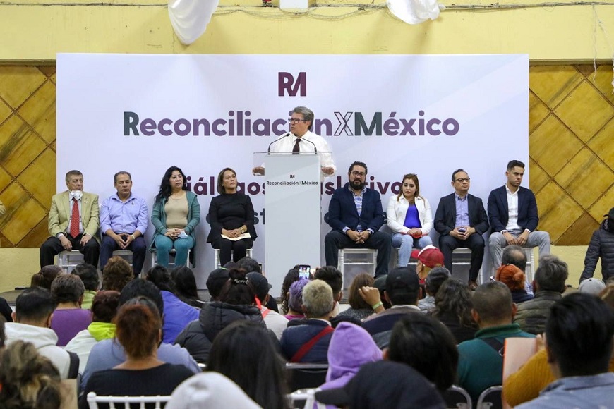 En visita a alcaldías de la CdMx, Monreal presenta su plataforma política para 2024