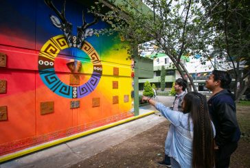 Elabora estudiantado de la UAEMéx mural “Imaginarios”; buscan resaltar el quehacer de la Antropología