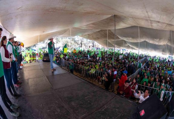 Militantes Verdes en precampaña, se suman al camino de Delfina Gómez