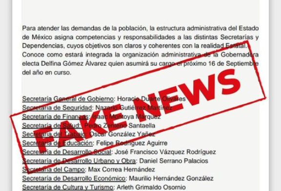 Nueva filtración sobre posible gabinete de Delfina Gómez