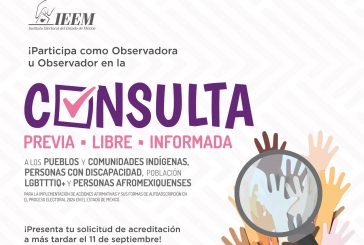 INVITA IEEM A REGISTRARSE COMO OBSERVADORA U OBSERVADOR ELECTORAL