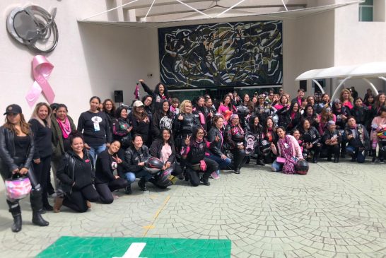 Agrupaciones de motociclistas se reúnen en apoyo a campaña contra Cáncer de mama