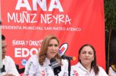 Ana Muñiz Neyra, lista para debatir y presentar propuestas serias en San Mateo Atenco