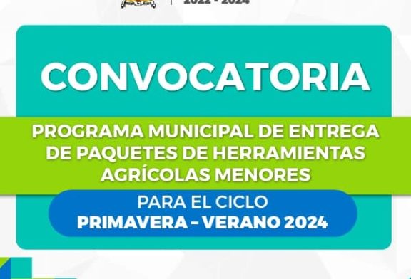 LANZA TOLUCA CONVOCATORIA PARA APOYOS AGRÍCOLAS