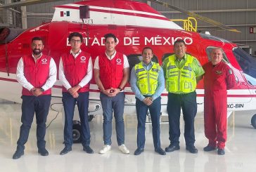 Afina Cruz Roja Mexicana coordinación con SUEM, C5 y la Unidad de Rescate Aérea “Relámpagos”