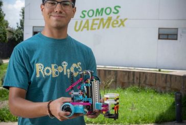 UAEMéx: Adrián López Olmos, apasionado de la robótica y la tecnología, conquista el podio en la Feria Robofest