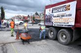 Sin detenerse bacheo en Toluca