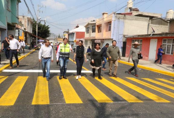 Sin detenerse la rehabilitación de calles en Toluca