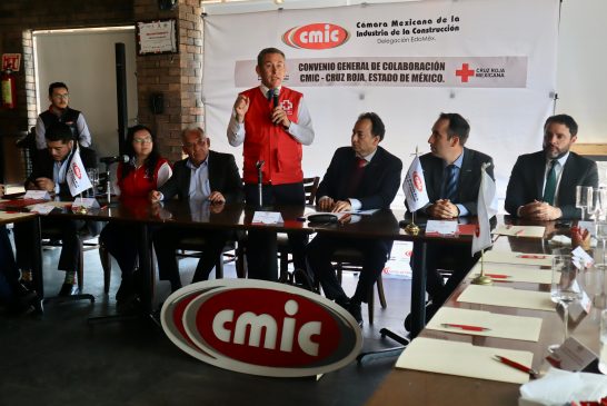 Sellan CMIC, Delegación Estado de México y Cruz Roja Toluca, importante convenio de trabajo