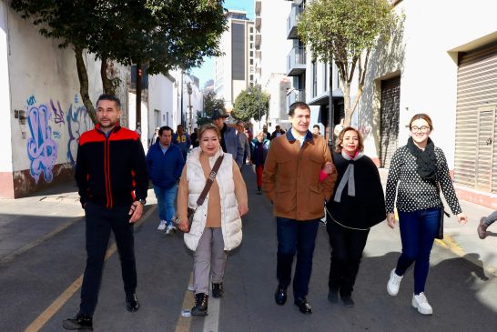 En Toluca, el gobierno municipal entrega calles renovadas