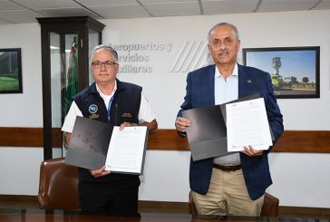 Firman convenio de colaboración aeronáutica gobierno Federal y GACM