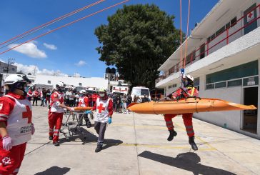 Cruz Roja Mexicana Estado de México en el Simulacro Nacional de Sismo