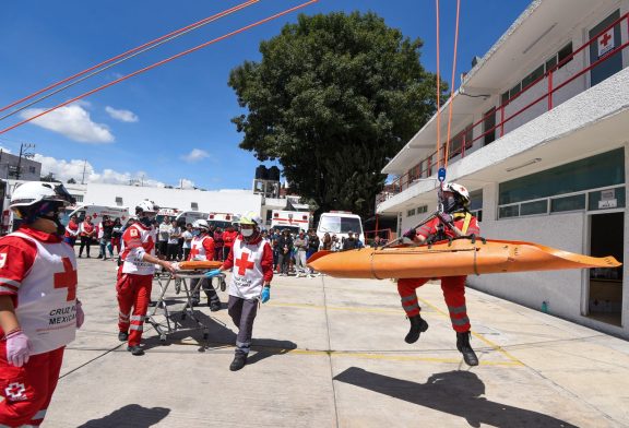Cruz Roja Mexicana Estado de México en el Simulacro Nacional de Sismo