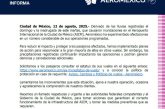 Aeroméxico exige acciones urgentes tras inundaciones en el AICM