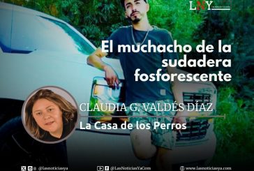El muchacho de la sudadera fosforescente