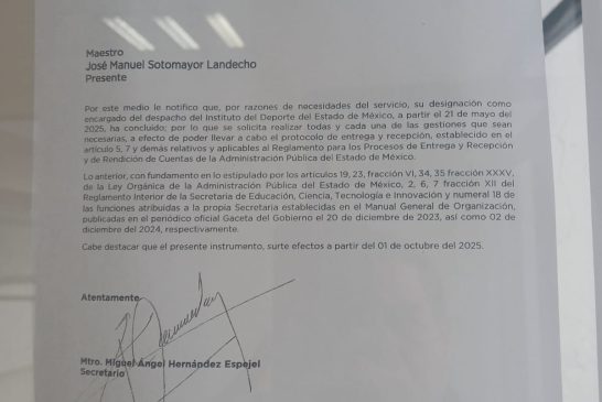 El titular del Deporte estatal hace berrinche y no acepta que lo renuncien por malos resultados