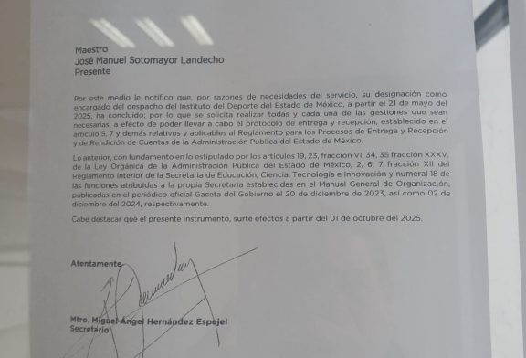 El titular del Deporte estatal hace berrinche y no acepta que lo renuncien por malos resultados